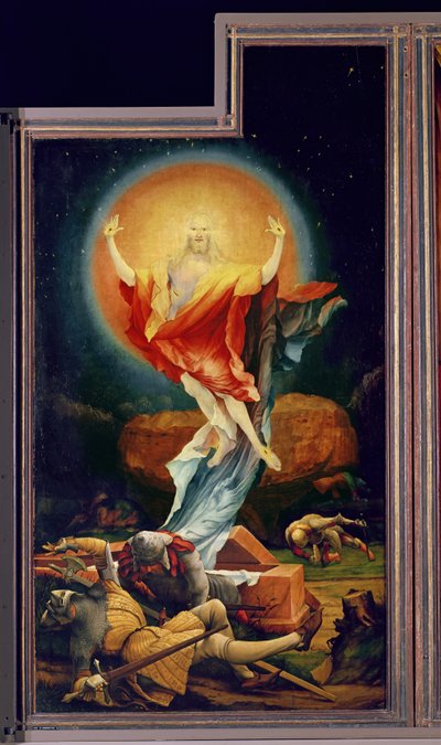 The Resurrection of Christ (right wing) by Matthias Grünewald